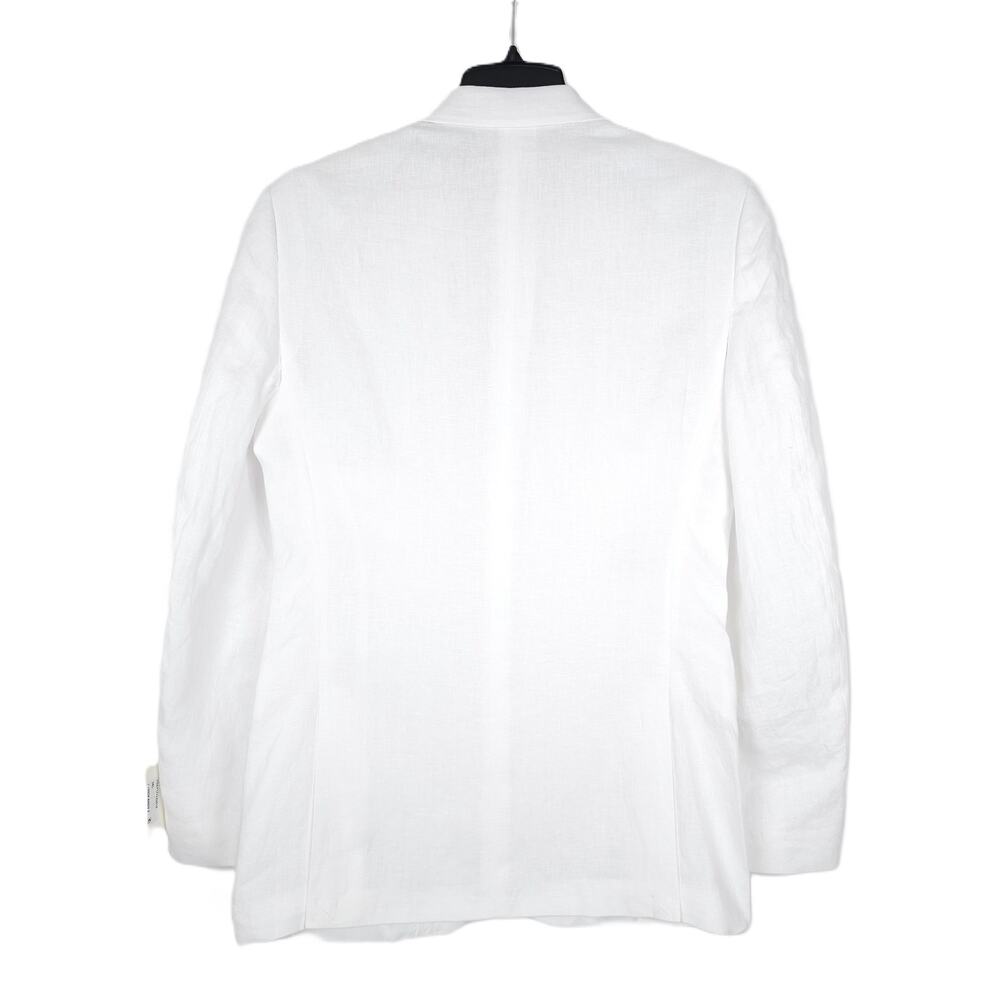 Bar III Mens Slim Fit Linen Sport Coat Blazer 40L White Solid NWT - Picture 3 of 7